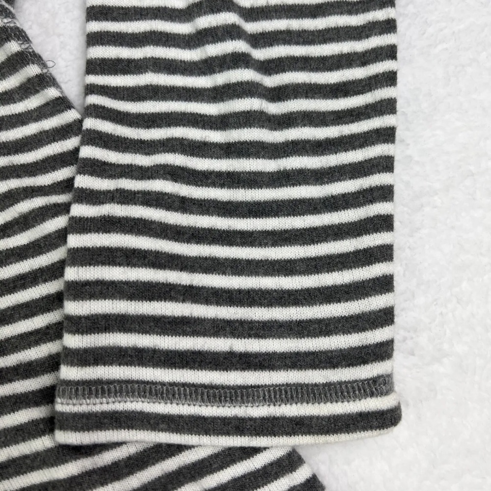 Jack By BB Dakota Top Women's Size Large L Striped Cowl Neck Black White - Picture 5 of 11
